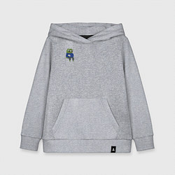 Толстовка детская хлопковая Pepe Thinking room, цвет: меланж