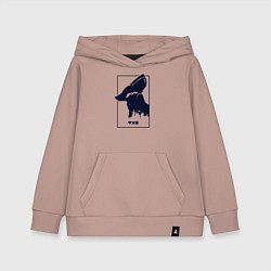 Толстовка детская хлопковая Love Death And Robots Доброй охоты, цвет: пыльно-розовый