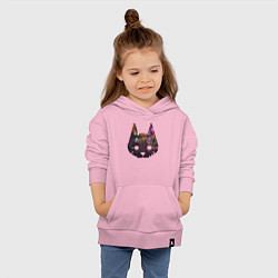 Толстовка детская хлопковая Stray: City Cat, цвет: светло-розовый — фото 2