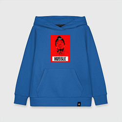 Толстовка детская хлопковая Red Hussle, цвет: синий