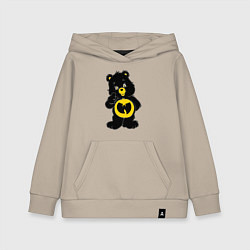 Толстовка детская хлопковая Wu-Tang Bear, цвет: миндальный