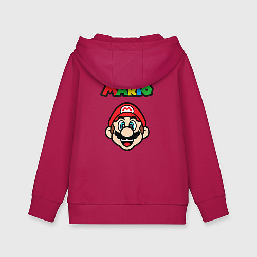 Детская толстовка-худи Yoshi / Маджента – фото 2