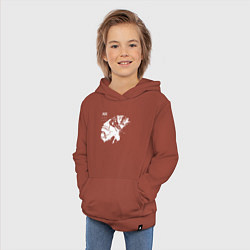 Толстовка детская хлопковая The 2nd Law - Muse, цвет: кирпичный — фото 2