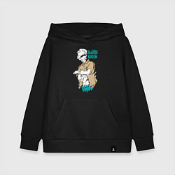 Толстовка детская хлопковая Учитель Годжо из Магической Битвы, цвет: черный