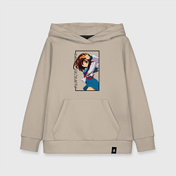 Толстовка детская хлопковая Меланхолия Харухи Судзумии Харухи Судзумия, цвет: миндальный
