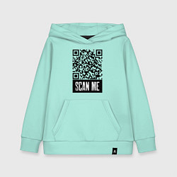 Детская толстовка-худи QR Scan