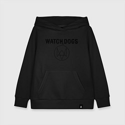Толстовка детская хлопковая Watch Dogs, цвет: черный