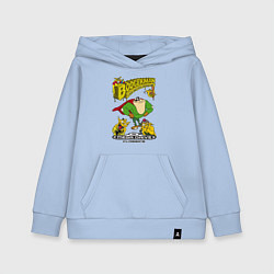 Толстовка детская хлопковая Booger boy, цвет: мягкое небо