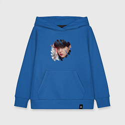 Толстовка детская хлопковая Agust D SUGA BTS, цвет: синий