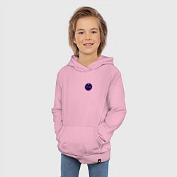 Толстовка детская хлопковая DARK BLEB - Cosmonious High, цвет: светло-розовый — фото 2