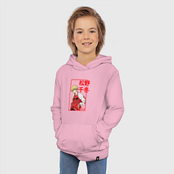 Толстовка детская хлопковая ЧИФУЮ ТОКИЙСКИЕ МСТИТЕЛИ 2, цвет: светло-розовый — фото 2
