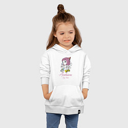 Толстовка детская хлопковая Andriana Pulp Fiction, цвет: белый — фото 2