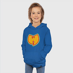 Толстовка детская хлопковая Wu-Tang Colors, цвет: синий — фото 2