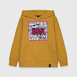 Толстовка детская хлопковая Arson j-hope BTS, цвет: горчичный