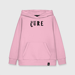Толстовка детская хлопковая The Cure лого, цвет: светло-розовый