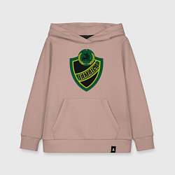 Толстовка детская хлопковая Jamaica Shield, цвет: пыльно-розовый