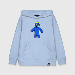Толстовка детская хлопковая Синий из Роблокс, цвет: мягкое небо