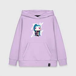 Толстовка детская хлопковая Funko pop Jinx, цвет: лаванда