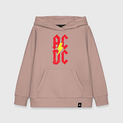 Детская толстовка-худи AC DC logo