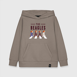 Толстовка детская хлопковая Beagles, цвет: утренний латте