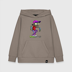 Толстовка детская хлопковая Zombie on sport, цвет: утренний латте