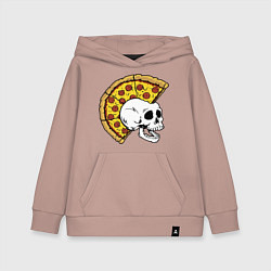 Толстовка детская хлопковая Ниндзя черепахи, цвет: пыльно-розовый