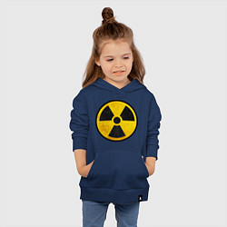 Толстовка детская хлопковая Atomic Nuclear, цвет: тёмно-синий — фото 2