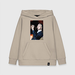 Толстовка детская хлопковая Hyunjin Circus, цвет: миндальный