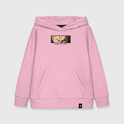 Толстовка детская хлопковая Зоро Ророноа, цвет: светло-розовый