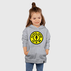 Толстовка детская хлопковая Golds GYM, цвет: меланж — фото 2
