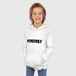 Толстовка детская хлопковая DayZ: Im friendly, цвет: белый — фото 2