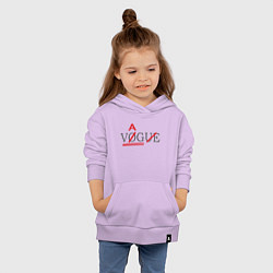 Толстовка детская хлопковая VAG not VOGUE, цвет: лаванда — фото 2