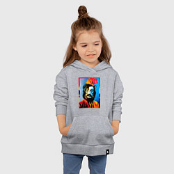 Толстовка детская хлопковая Salvador Dali: Self Portrait, цвет: меланж — фото 2