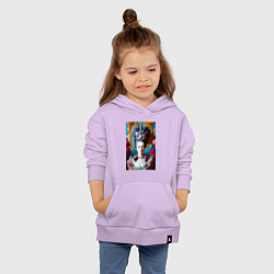 Толстовка детская хлопковая Мария Антуанетта, цвет: лаванда — фото 2