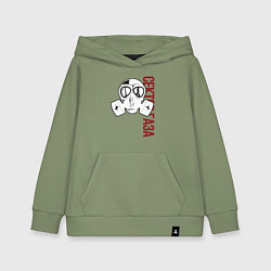 Толстовка детская хлопковая Рок группа Сектор газа, цвет: авокадо