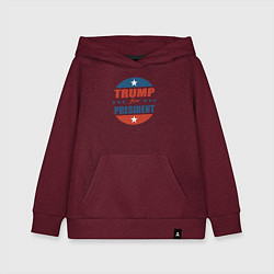 Детская толстовка-худи Трамп президент