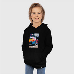 Толстовка детская хлопковая BMW M Power - motorsport, цвет: черный — фото 2