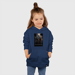 Толстовка детская хлопковая Великий Новгород персонаж города, цвет: тёмно-синий — фото 2