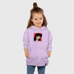 Толстовка детская хлопковая Рей Хино, цвет: лаванда — фото 2