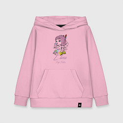 Толстовка детская хлопковая Elina - pulp fiction, цвет: светло-розовый