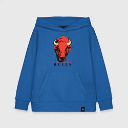 Толстовка детская хлопковая Chicago bull, цвет: синий