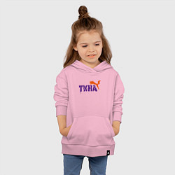 Толстовка детская хлопковая Тина и лиса, цвет: светло-розовый — фото 2