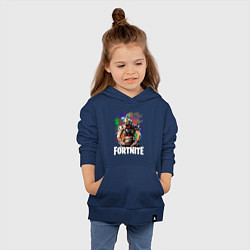 Толстовка детская хлопковая Fortnite Ruckus, цвет: тёмно-синий — фото 2