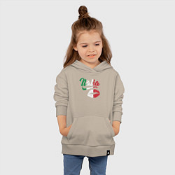 Толстовка детская хлопковая Поцелуй Италии, цвет: миндальный — фото 2