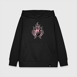 Толстовка детская хлопковая Blackpink - logo in yang, цвет: черный