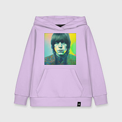 Детская толстовка-худи Brian Jones Pop Glitch Art