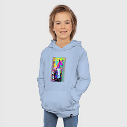 Толстовка детская хлопковая Kangaroo fashionista - Sydney - Australia, цвет: мягкое небо — фото 2