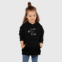 Толстовка детская хлопковая Леви Аккерман в блоках, цвет: черный — фото 2