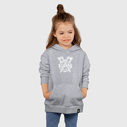 Толстовка детская хлопковая Логотип Distraid - Викинг, цвет: меланж — фото 2