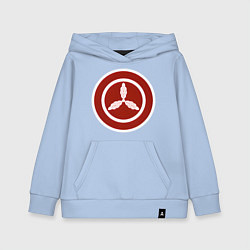 Толстовка детская хлопковая Клан Тоса Total War: Shogun 2, цвет: мягкое небо